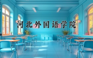 2024年河北外国语学院录取分数线，河北最低263分