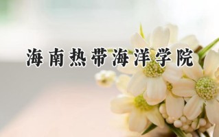 2024海南热带海洋学院录取分数线：天津最低508分