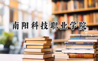 2024南阳科技职业学院录取分数线：河南最低248分