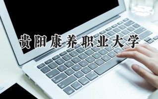 2024贵阳康养职业大学录取分数线：河南最低471分
