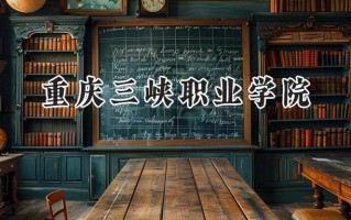 2024重庆三峡职业学院录取分数线：山西最低333分