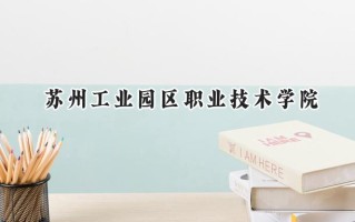 2024苏州工业园区职业技术学院录取分数线：江苏最低262分