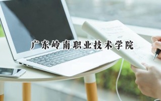 广东岭南职业技术学院2024在青海录取分数线是多少？最低202分/最高266分