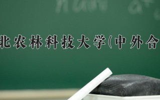 2024年西北农林科技大学(中外合作)录取分数线，内蒙古最低548分