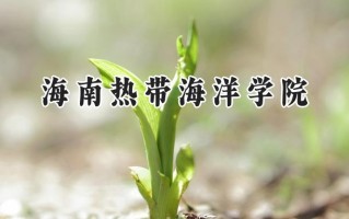 海南热带海洋学院2024在青海录取分数线是多少？最低352分/最高426分