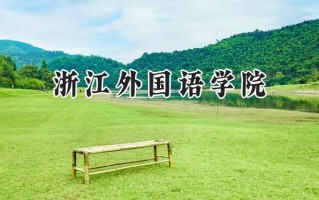 2024浙江外国语学院录取分数线：河南最低501分