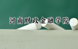 2024河南财政金融学院录取分数线：天津最低517分