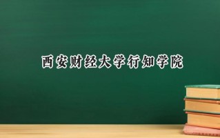 2024西安财经大学行知学院录取分数线：河南最低424分