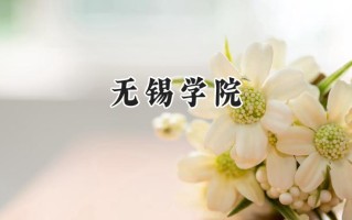 2024无锡学院录取分数线：宁夏最低425分