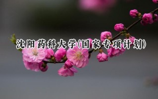 2024沈阳药科大学(国家专项计划)录取分数线：陕西最低473分