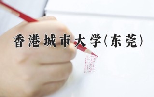 2024年香港城市大学(东莞)录取分数线，内蒙古最低596分