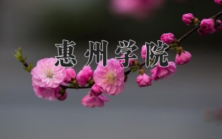 惠州学院好不好？附惠州学院最好的专业排名