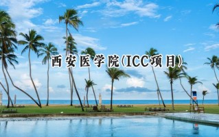 2024西安医学院(ICC项目)录取分数线：陕西最低475分