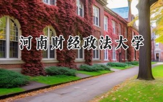 2024河南财经政法大学录取分数线：江苏最低553分