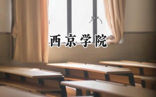 2024西京学院录取分数线：宁夏最低399分