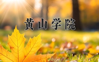 黄山学院最厉害的专业-2024黄山学院最好专业