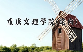 2024重庆文理学院(定向)录取分数线，重庆录取最低分548