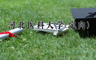 2024年河北医科大学(定向)录取分数线，新疆最低409分