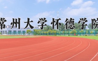 2024年常州大学怀德学院录取分数线，宁夏最低402分
