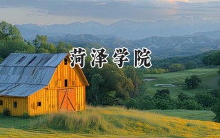 菏泽学院2024在山东录取分数线是多少？最低416分/最高524分