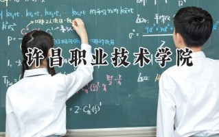2024许昌职业技术学院录取分数线：河南最低257分