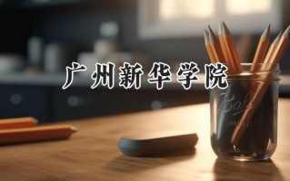 2024广州新华学院录取分数线：宁夏最低389分