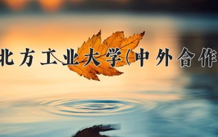 2024年北方工业大学(中外合作)录取分数线，内蒙古最低484分