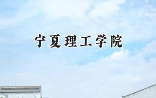 2024宁夏理工学院录取分数线：江苏最低462分
