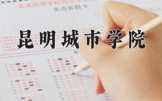 2024年昆明城市学院录取分数线，青海最低212分