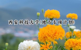 2024西安科技大学(地方专项计划)录取分数线：陕西最低477分