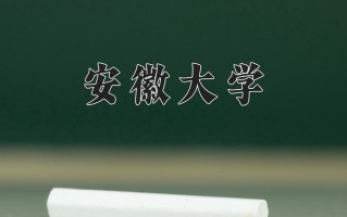 安徽大学一年学费多少钱及各专业的收费标准(2025参考）