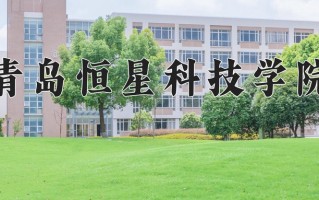 2024青岛恒星科技学院录取分数线：浙江最低279分