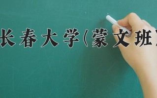2024年长春大学(蒙文班)录取分数线，青海最低351分