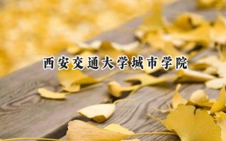 西安交通大学城市学院2024在青海录取分数线是多少？最低340分/最高403分
