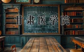 2024年甘肃医学院录取分数线，青海最低384分