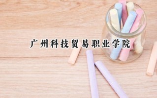 2024广州科技贸易职业学院录取分数线：山西最低238分