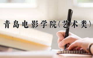 2024年青岛电影学院(艺术类)录取分数线，河北最低469分