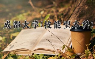成都大学(技能型本科)学费多少钱一年：5520-5980元/年（2025填报参考）