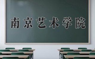 2024南京艺术学院录取分数线：浙江最低596分