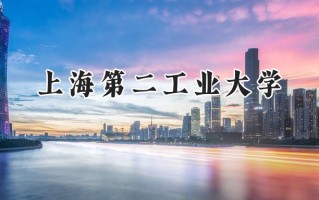2024上海第二工业大学录取分数线：山西最低499分