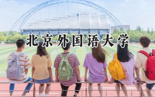 2024北京外国语大学录取分数线：陕西最低585分