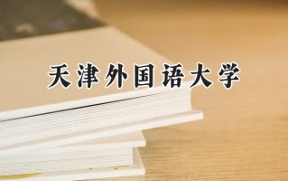 2024天津外国语大学录取分数线：江苏最低539分