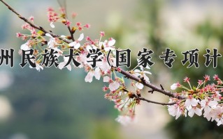 贵州民族大学(国家专项计划)学费多少钱一年：3830-4200元/年（2025填报参考）