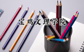 2024宝鸡文理学院录取分数线：江苏最低495分
