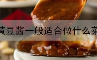 黄豆酱一般适合做什么菜