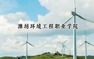 潍坊环境工程职业学院2024在江苏录取分数线是多少？最低228分/最高366分