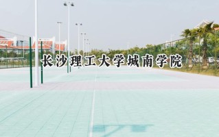 2024长沙理工大学城南学院录取分数线：天津最低484分