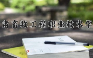2024年甘肃畜牧工程职业技术学院录取分数线，河北最低323分