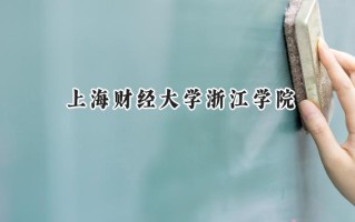 2024上海财经大学浙江学院录取分数线：天津最低508分