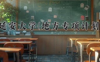 延安大学(地方专项计划)学费多少钱一年：4250-6500元/年（2025填报参考）